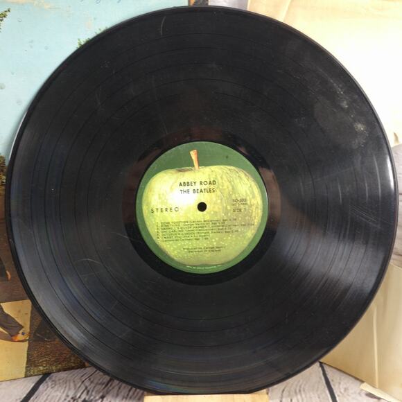 Apple Records Beatles "Abby Road" Vintage Vinyl Record - Picture 4 of 5